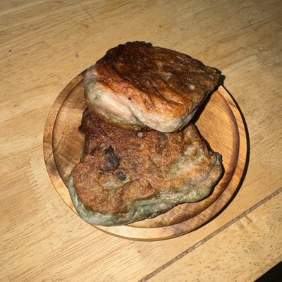 6 Blueberry Sourdough English Muffins