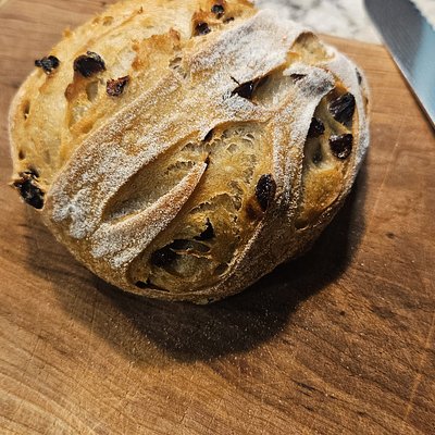 Cinnamon Raisin Sourdough Loaf 