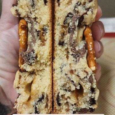 Drunken Love Salted Caramel Pretzel Cookie