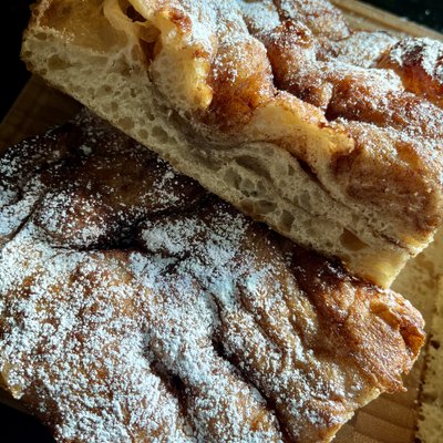 Cinnamon-Brown Sugar Focaccia