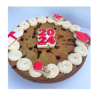 Deluxe Chocolate Chip Cookie Cake-12  (Double Layer)