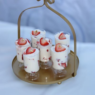 Fresas Con Crema Dessert Cup
