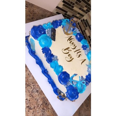 1/4 Sheet Cake (2-Layer)