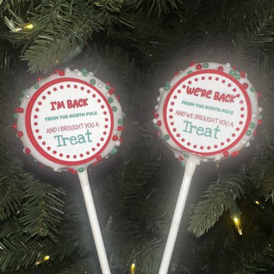 Elf On The Shelf Cake Pops 