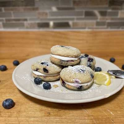 Lemon Blueberry Whoopie Pies 