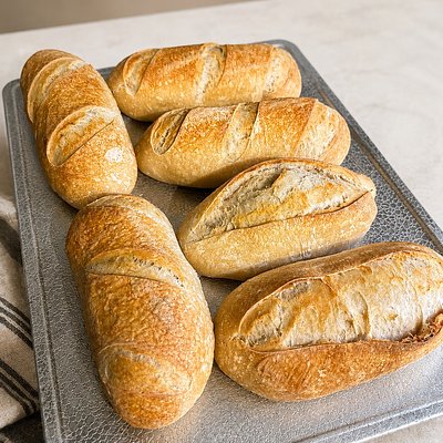 Mini Sourdough Baguettes (Pack of 2)