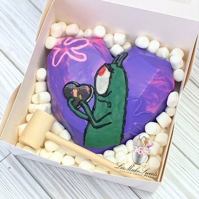 Small Custom Breakable Heart (Hollow Heart Only)