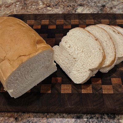 Traditional White Sandwich Bread - Yeast Risen
