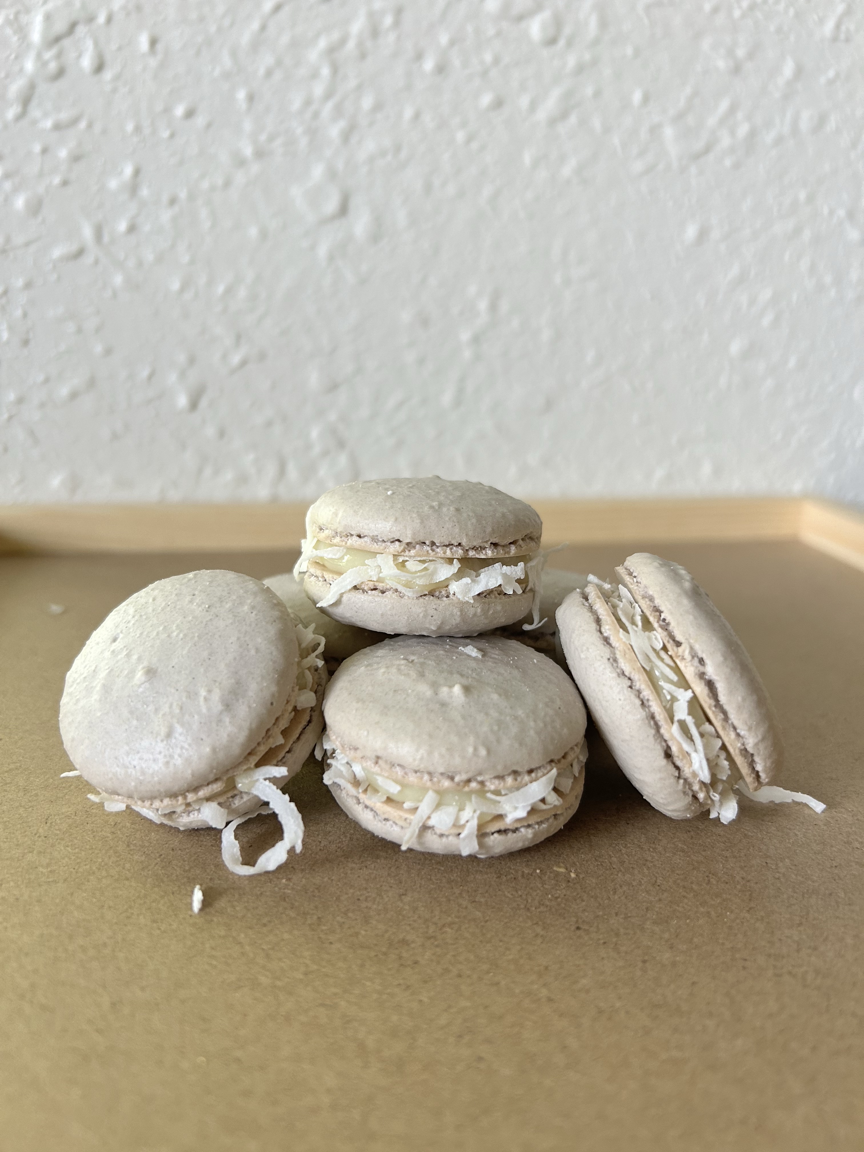 Coconut Fudge Macaron