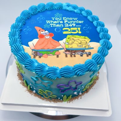 8in 2 Layer Round Cake 