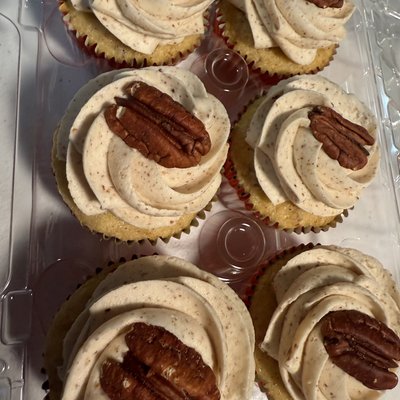 Butter Pecan Cupcakes