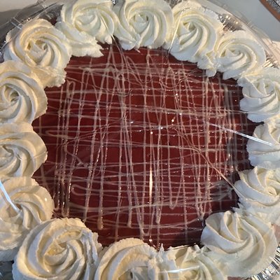10in Red Velvet Cheesecake- Disposable Pan