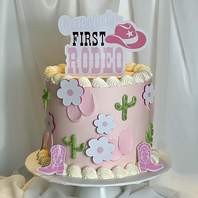 Pink Rodeo Cake