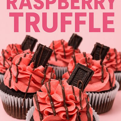 Raspberry Truffle Cupcake