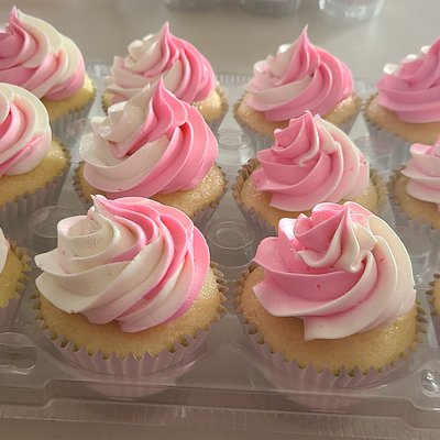 Classic Vanilla Bean Cupcakes- Standard Size
