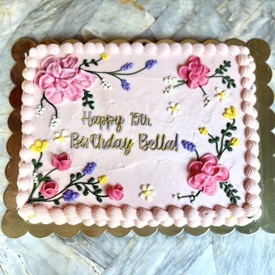 Custom Half Sheet Cake