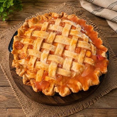 Homemade Peach Pie