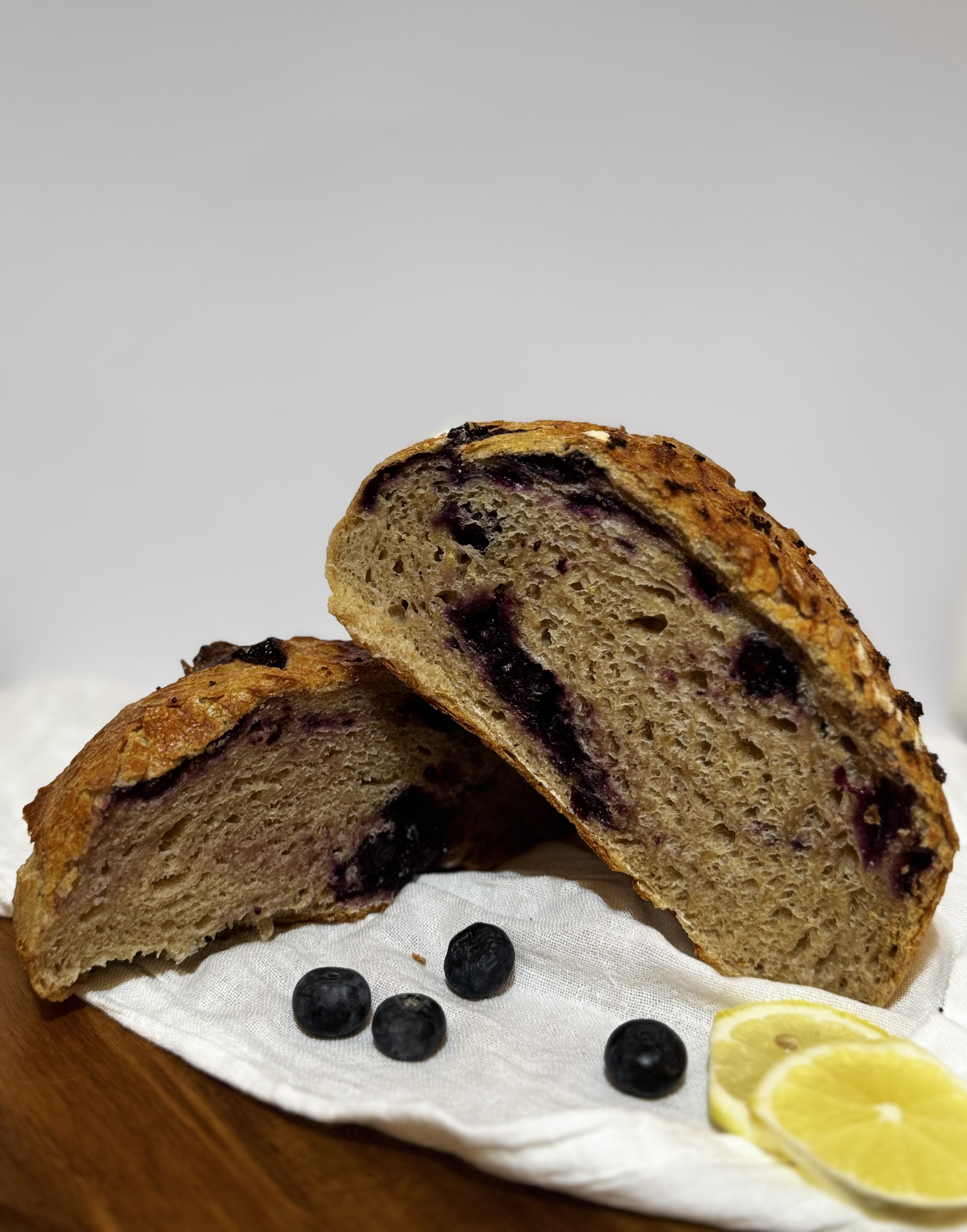 MINI Lemon Blueberry Sourdough Loaf 