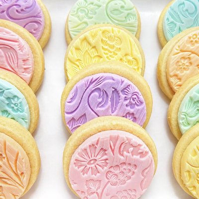 Rolled buttercream sugar cookies