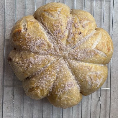 Pumpkin Spice Sourdough Loaf