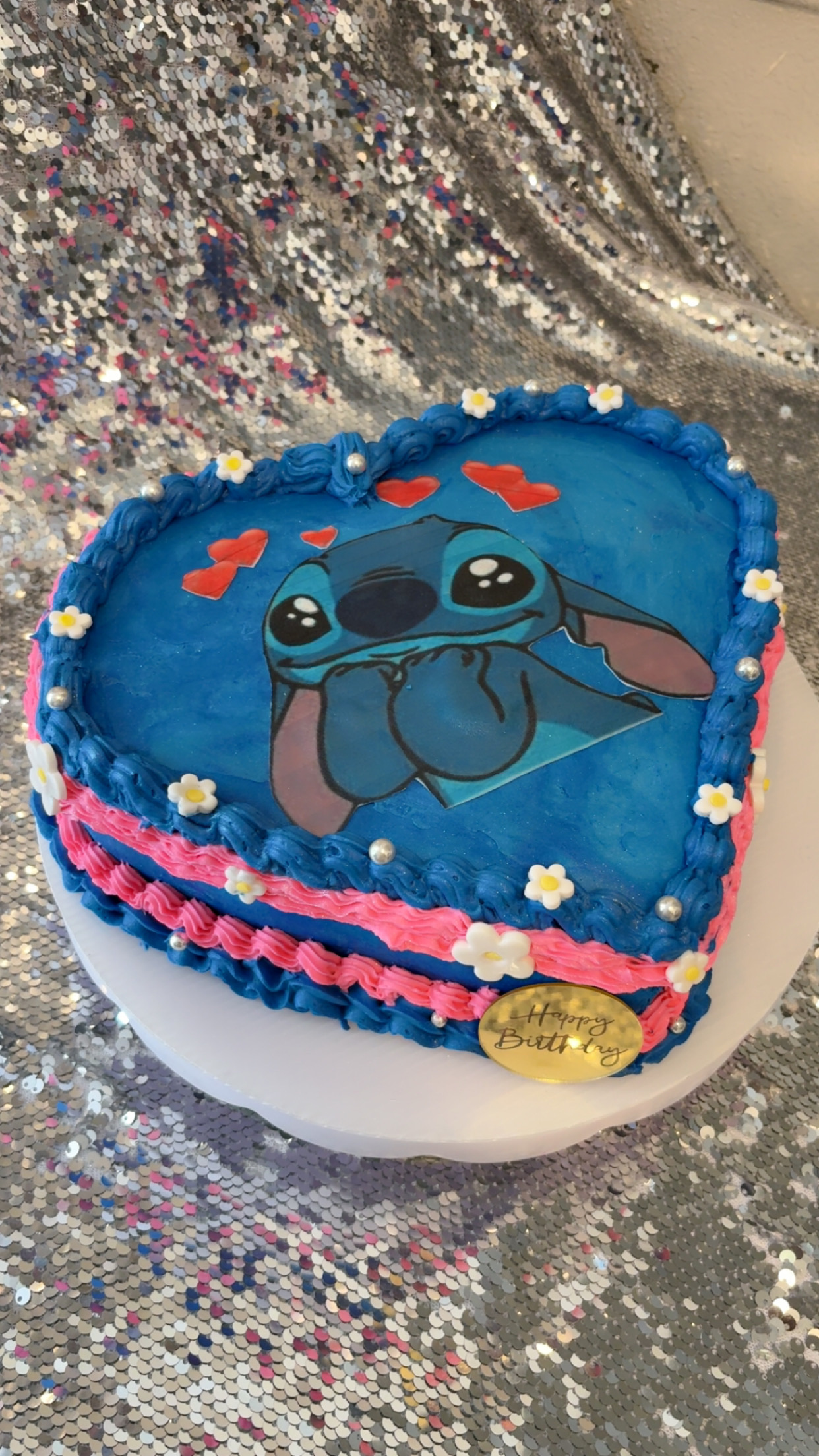 10” Heart Shaped Cake 
