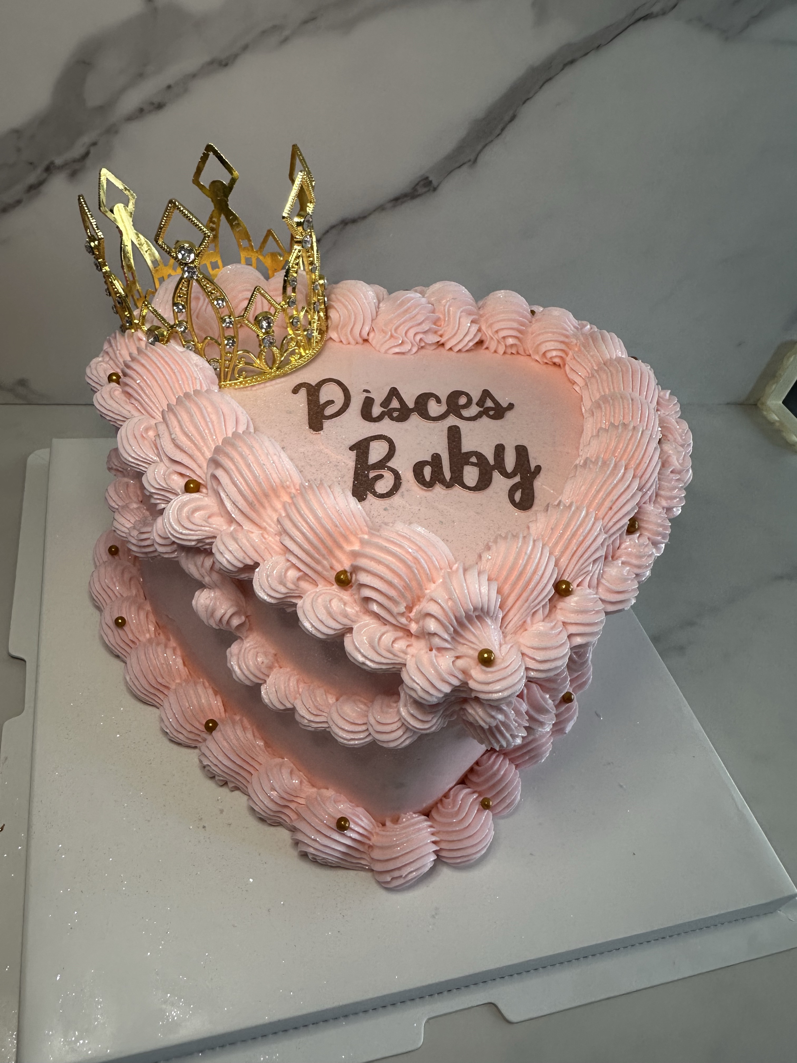6" Heart Cake 