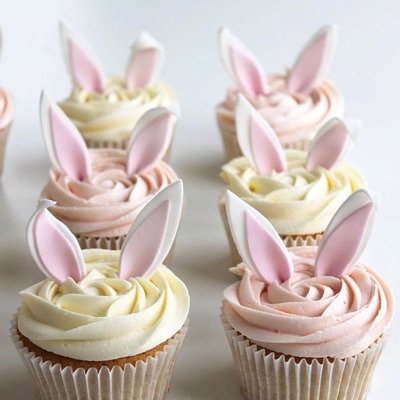 Easter Bunny Ears Cupcakes 24