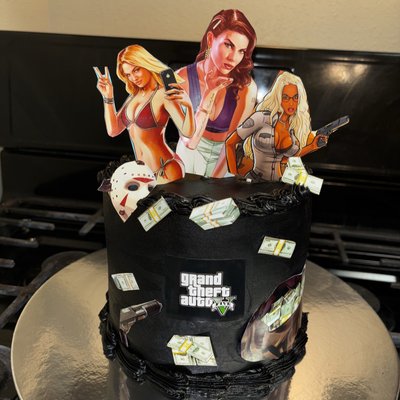 Custom 6” Cake 2 Layer Feeds 15ppl 