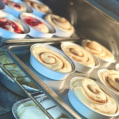 Sourdough Blueberry Sweet Roll - Single Roll