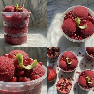 Pomegranate Sorbet 