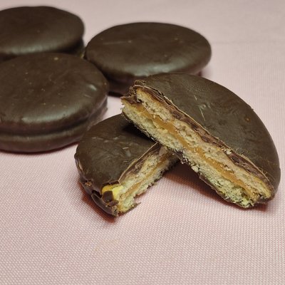 Chocolate Dipped Peanut Butter Blitz Cookies (5 Pack Original)