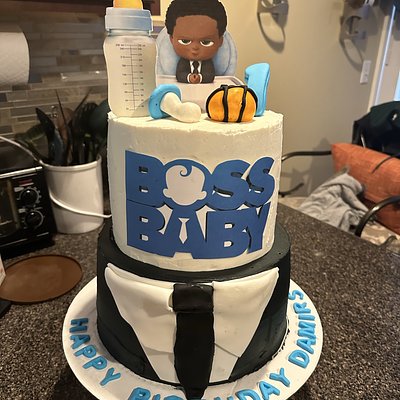 Boss Baby Theme Cake