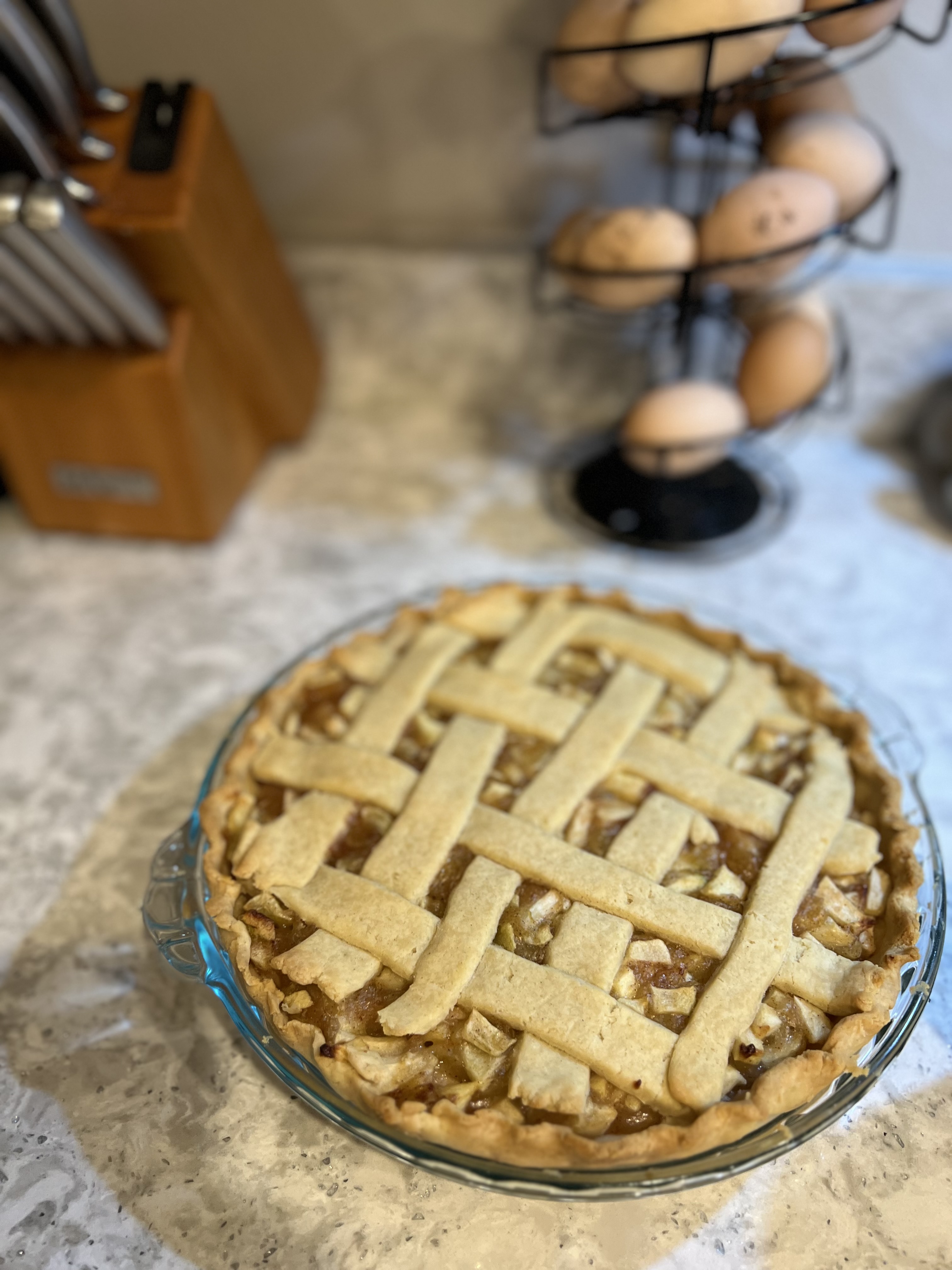 GF Sourdough Pie Crust (top & bottom crusts)
