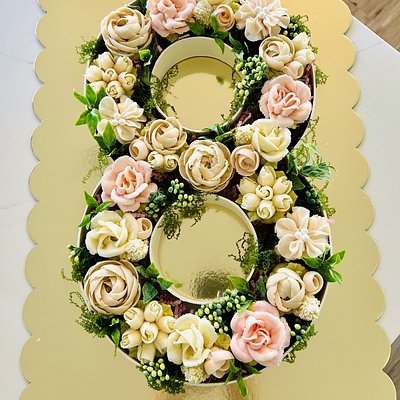 Number Bouquet (Mini Cupcakes ) 