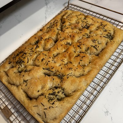 Focaccia (Rosemary & Sea Salt)