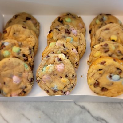 Sourdough Chocolate Chip W/ M&M Cookies