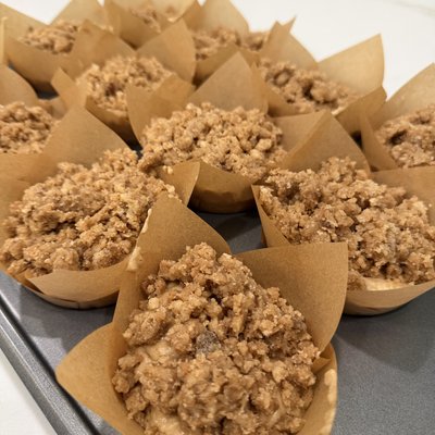 Jumbo Sourdough Banana Muffins (No Nuts) - 4 Pack