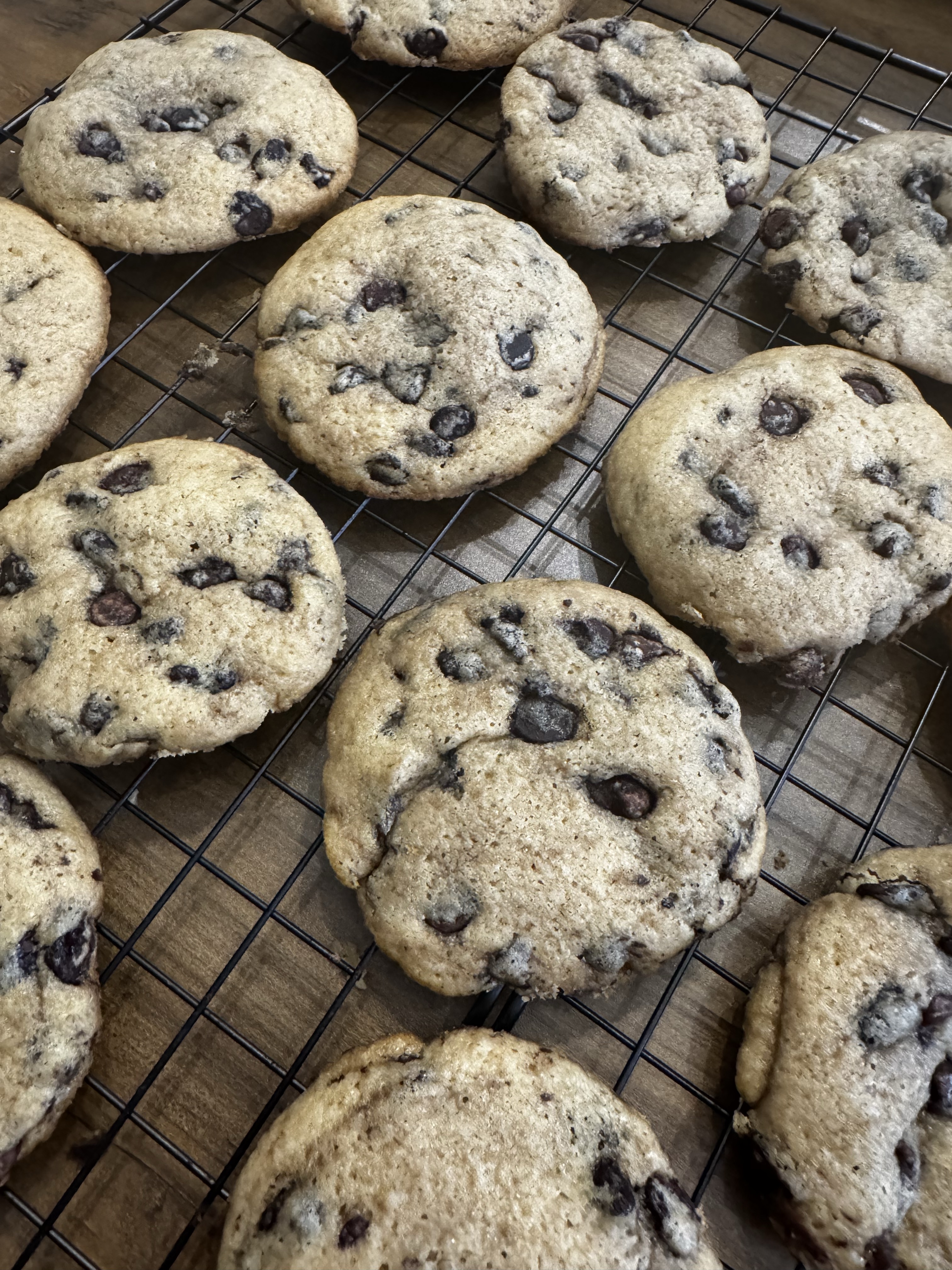 1/2 Dozen Sourdough Chocolate Chip Cookies