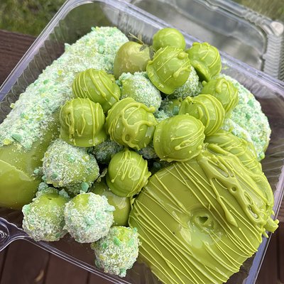 Green Apple Candied Fruit Tray