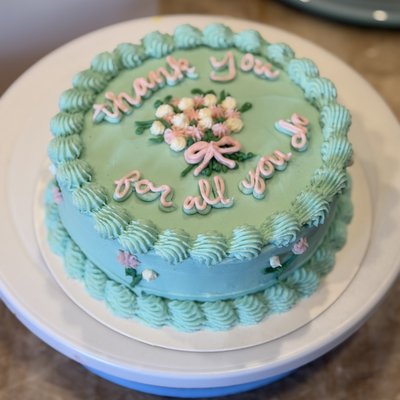 6 inch CUSTOM CAKE: classic flavor