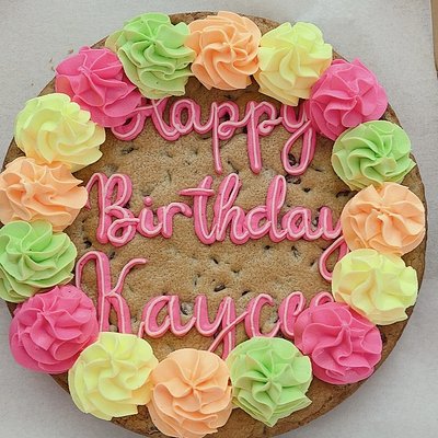 10” single layer Cookie Cake
