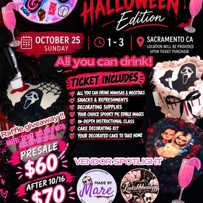 Cake & Sip 10/25