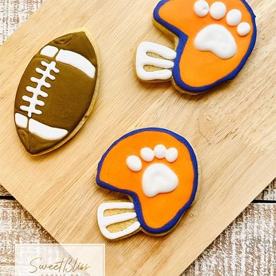 Clemson Tigers Football Cookie Set (Team Customizable)