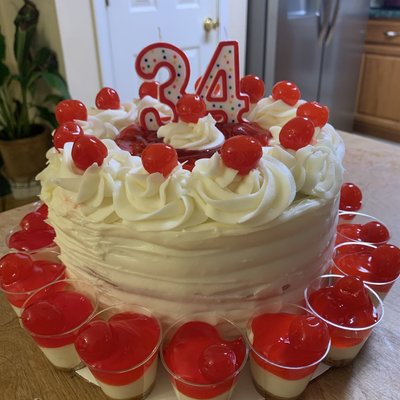 Fireball Red Velvet Boozy Cake