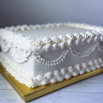 Half Sheet Cake (WEDDINGS ONLY)