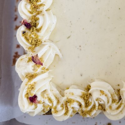 9x13” Sheet Pistachio Cake