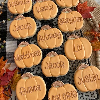 Name Place Thanksgiving Cookies