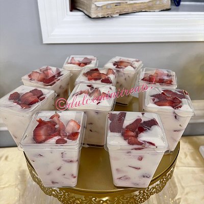 Mini Fresa Con Crema 