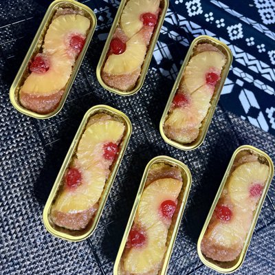 Pineapple Upside Down Mini Loaf Cake