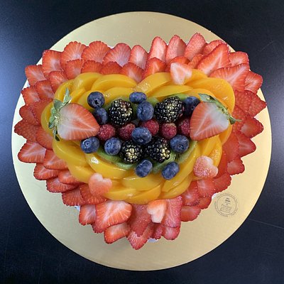 Corazón Pequeño De Frutas Mixtas